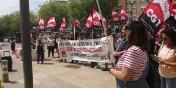 CGT denuncia la siniestralidad laboral y las muertes fruto de la violencia patronal e institucional