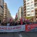 Trabajadores del Sector reclaman en Valencia la edad de jubilación del transporte a los 60 años