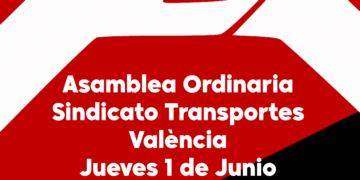 Asamblea Sindicato Transportes Valencia 1 de junio