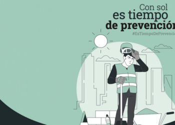 Campaña sobre trabajar al aire libre, con calor y riesgos asociados