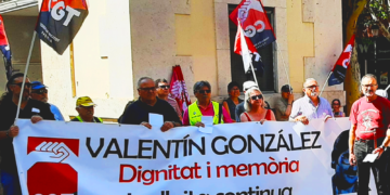 CGT se vuelve a concentrar un año más en recuerdo de Valentín González