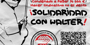 Hacer sindicalismo no es delito: Solidaridad con Walter