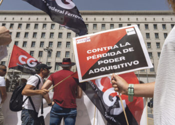 Ferroviarios y Ferroviarias de la CGT en lucha