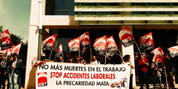 Hasta el mes de julio se contabilizaron 399 personas trabajadoras fallecidas en 2023