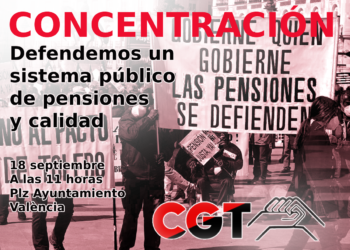 Concentración en defensa de las pensiones