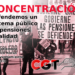 Concentración en defensa de las pensiones
