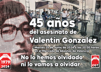 45 años del asesinato de Valentín González