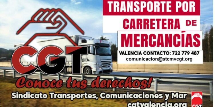 Sector Transportes: CGT mantiene la huelga y la condiciona a alcanzar un acuerdo conjunto en mercancías y viajeros para adelantar la jubilación