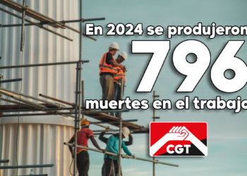 En 2024 se produjeron 796 muertes en el trabajo